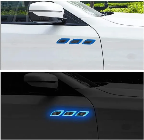 Carbonblack_Vinyl_Car_Reflective_Sticker_Pack_Of_6