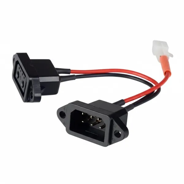 Black_Plastic_Copper_Wire_Charging_Socket