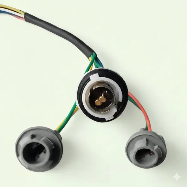 Black_Copper_Wire,_Metal_Contacts,_Pvc_Insulation,_Thermoplastic_Tail_Light_Wire_Harness