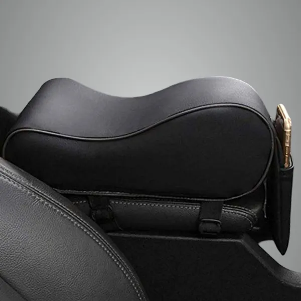Black_Pu_Leather_Memory_Foam_Armrest_Cushion