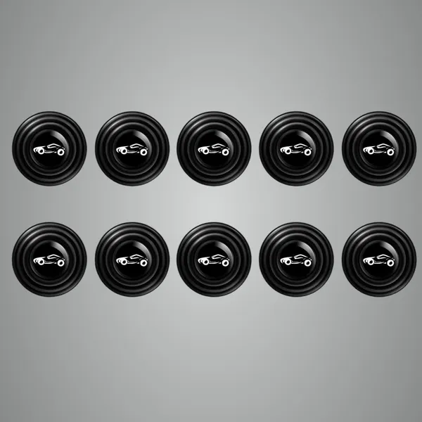 Black_Rubber_Door_Shock_Absorber_Pack_Of_8