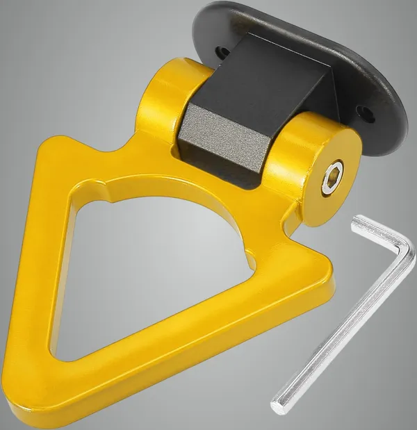Yellow_Abs_Plastic_Dummy_Tow_Hook