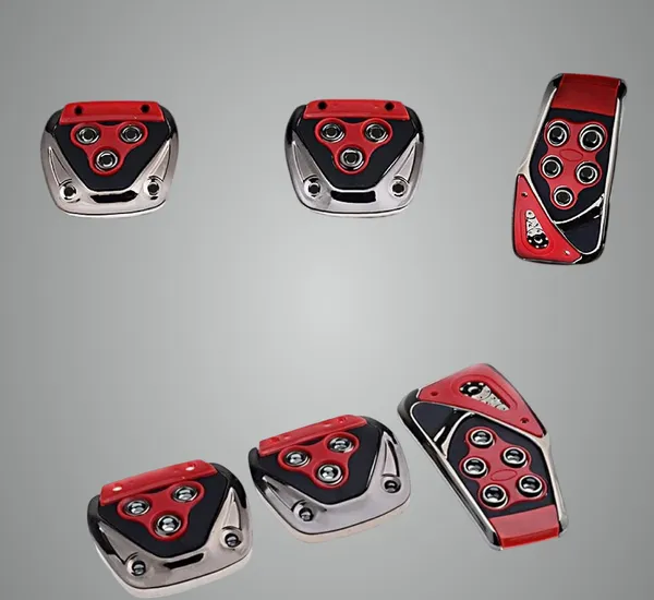 Red_Plastic_Electronic_Components_Car_Pedal_Cover_Pack_Of_3