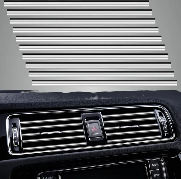 Silver_Polyvinyl_Chloride_Ac_Vent_Trim