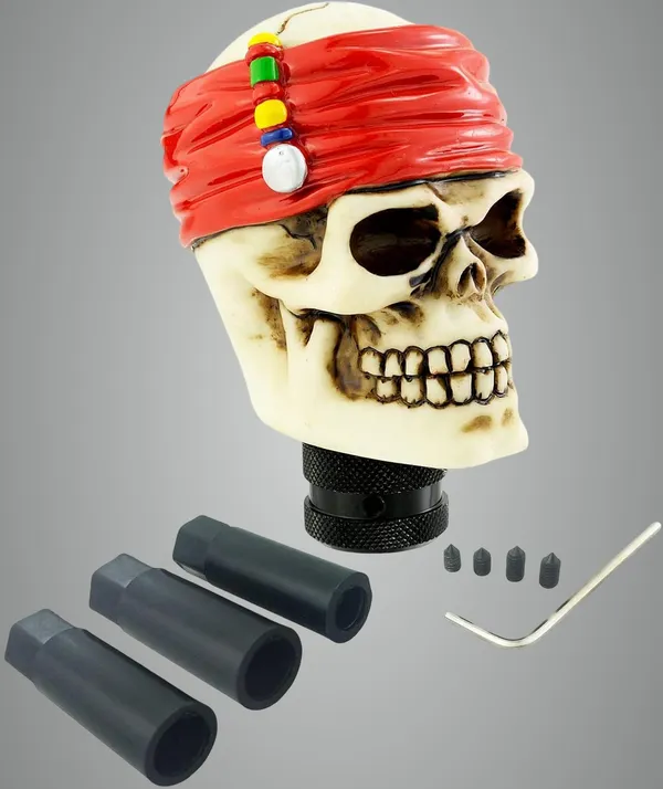 Red_Metal_Gear_Shift_Knob_Pack_Of_4
