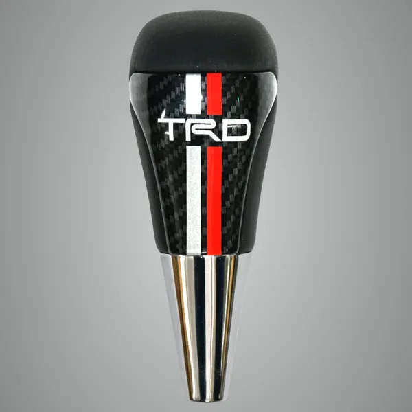 Blackwithredandwhiteracingstripes_Metal_Gear_Shift_Knob