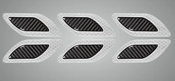 Carbonblack_Vinyl_Car_Sticker_Pack_Of_6
