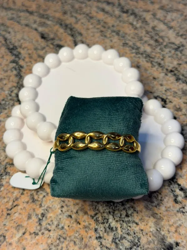 Gold_Beads_Alloy_Bracelet_For_Women