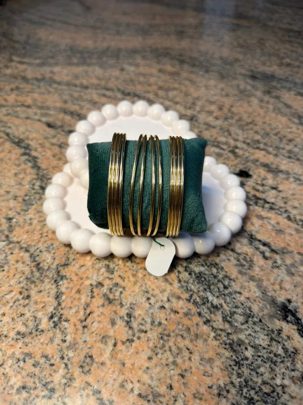 Gold_Beads_Alloy_Bangle_Set_For_Women