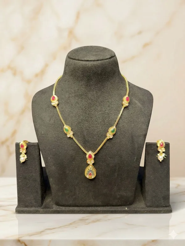 Gold_Alloy_Stone_Necklace_Set_For_Women