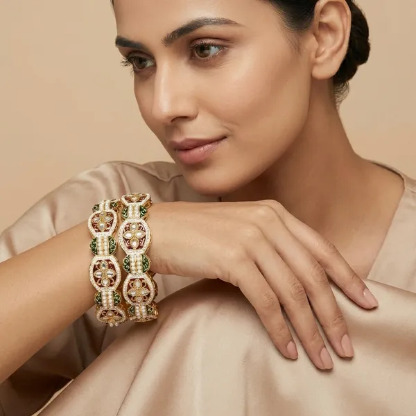 Multicolor_Alloy_Kundan_Meenakari_Bangles_For_Women