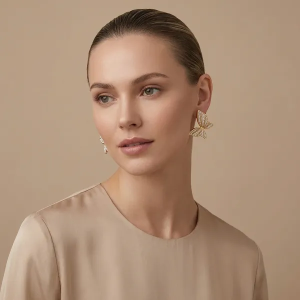 Pack_Of_2_Gold_Alloy_Glitter_Stud_Earrings_For_Women