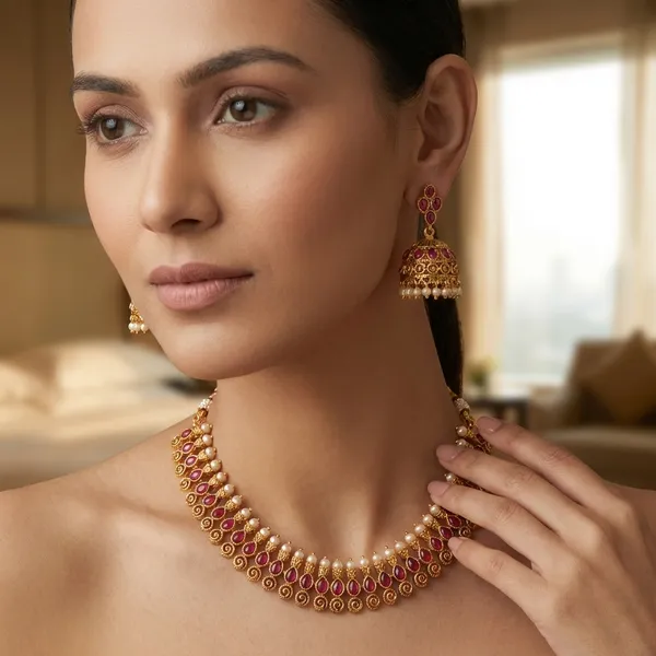 Gold_Alloy_Stone_Necklace_Set_For_Women