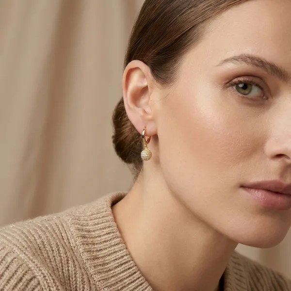 Gold_Beads_Alloy_Crystal_Earrings_Set_For_Women