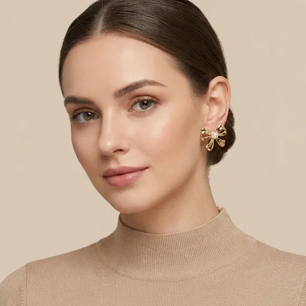 Gold_Alloy_Pearl_Beads_Earrings_Set_For_Women