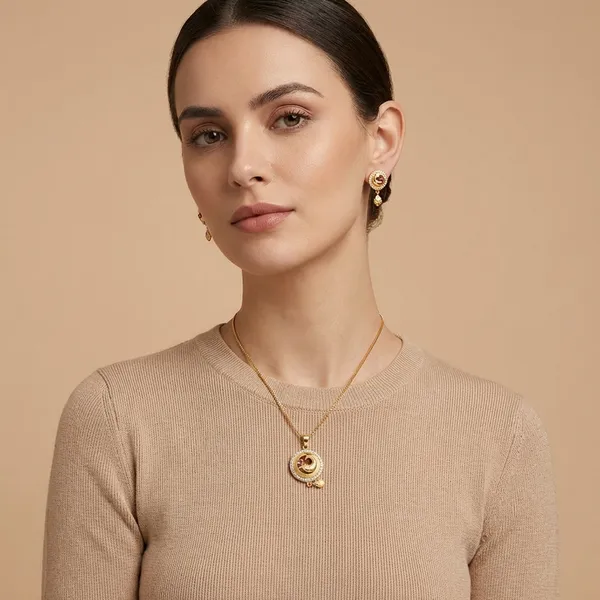 Gold_Alloy_Crystal_Necklace_Set_For_Women