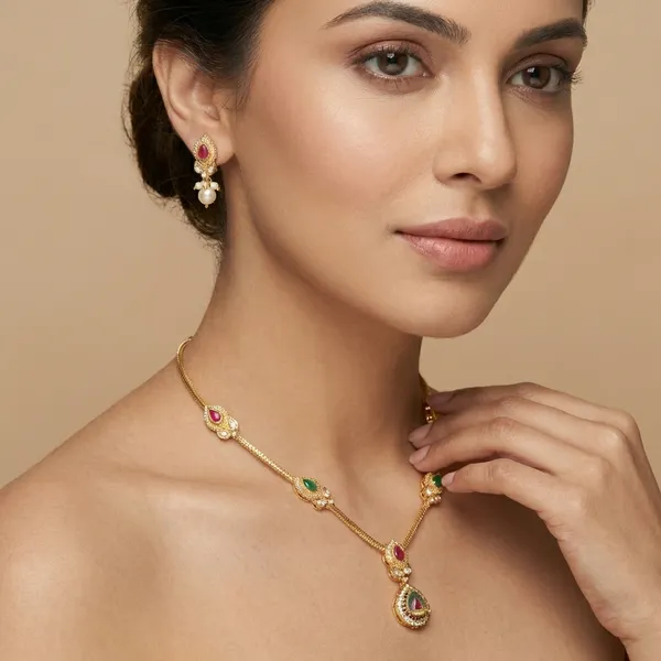 Gold_Alloy_Stone_Necklace_Set_For_Women