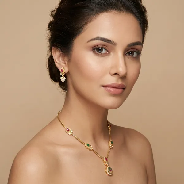 Gold_Alloy_Stone_Necklace_Set_For_Women