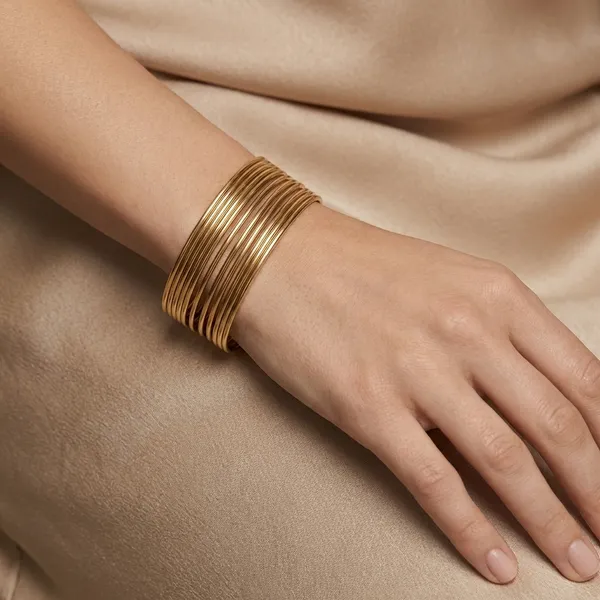 Gold_Beads_Alloy_Bangle_Set_For_Women
