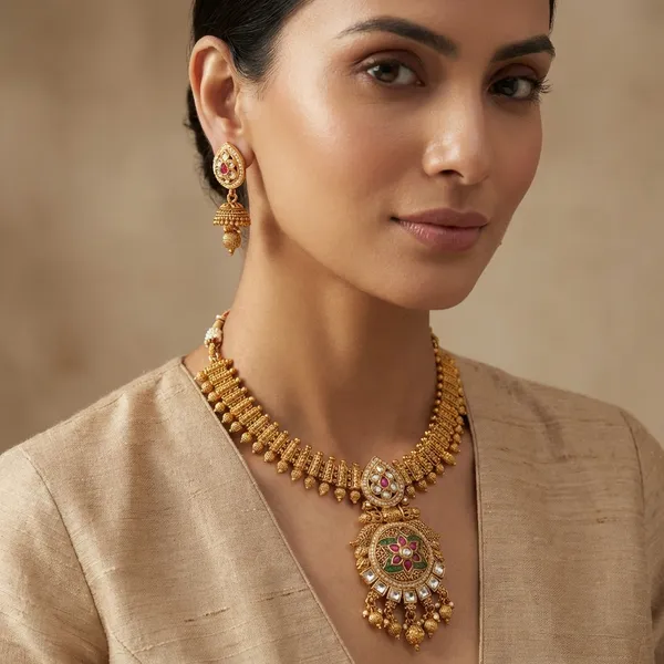 Gold_Alloy_Kundan_Stone_Necklace_Set_For_Women