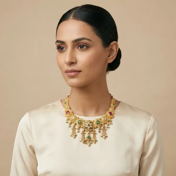 Gold_Alloy_Pearl_Stone_Temple_Necklace_Set_For_Women