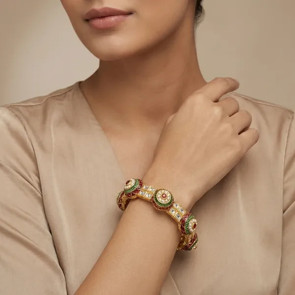 Multicolor_Alloy_Kundan_Meenakari_Bangles_For_Women