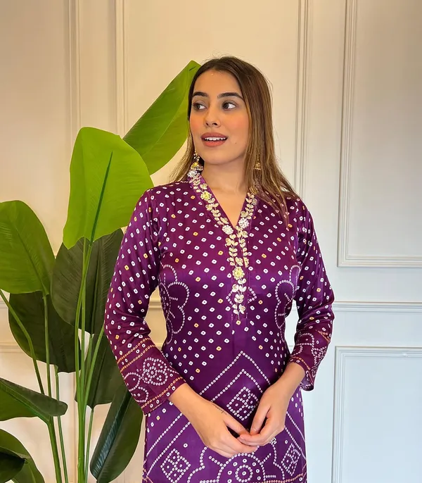 Blue_Viscose_Kurti_With_Pant_And_Dupatta_Set_For_Women