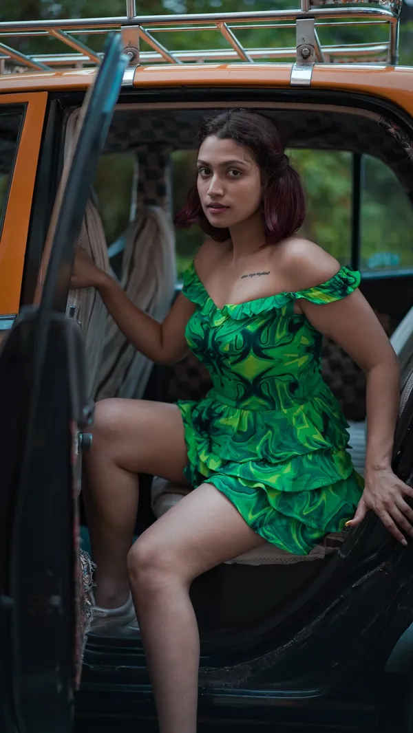 All_Over_Green_Swirl_Ruffle_Dress