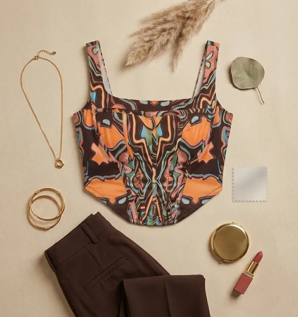 Brown_Tribal_Velvet_Corset