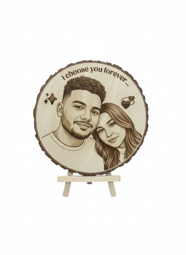 Personalized_Wooden_Plaque_With_Couple_Portrait_Choose_You_Forever_Engraved_Gift_With_Stand