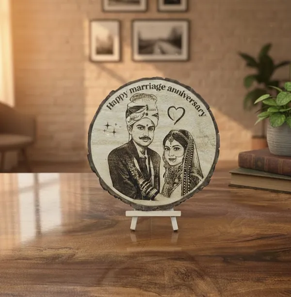 Personalized_Marriage_Anniversary_Photo_Engraved_Wooden_Slice_With_Stand