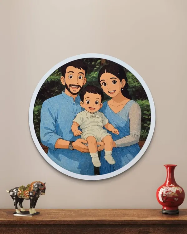 Personalized_Illustrated_Photo_Frame_Set_Custom_Family_Portrait_Wall_Decor