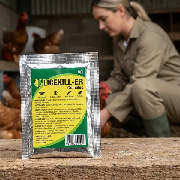 Pack_of_8,_LicekillEr_Granules_Lice_Control_For_Poultry_5_Gm
