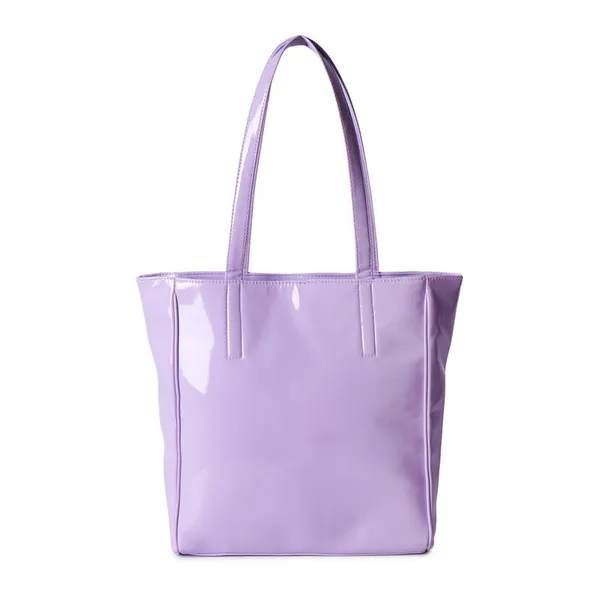 Lavender_Pu_Leather_Laptop_Tote_Bag_For_Women