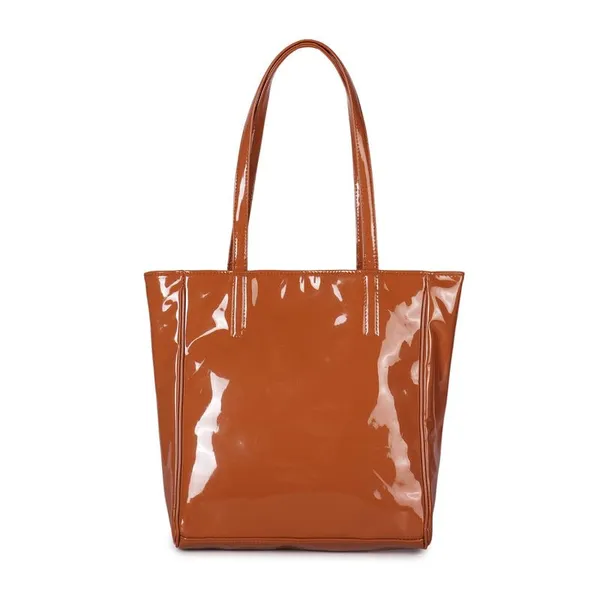 Brown_Pu_Leather_Laptop_Tote_Bag_For_Women