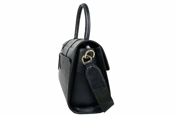 NEERA_Women's_Premium_Structured_Top_Handle_Handbag_|_PU_Leather_Satchel_Purse_with_Adjustable_Sling_Strap_|_Magnetic_Closure_|_Office,_Casual,_Party_&_Daily_Use