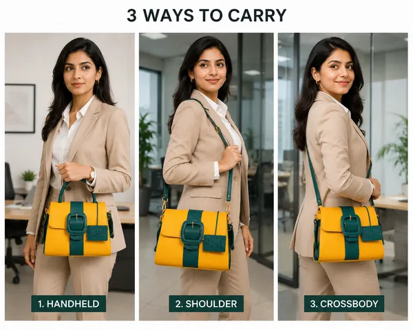 NEERA_Women's_Premium_Structured_Top_Handle_Handbag_|_PU_Leather_Satchel_Purse_with_Adjustable_Sling_Strap_|_Magnetic_Closure_|_Office,_Casual,_Party_&_Daily_Use