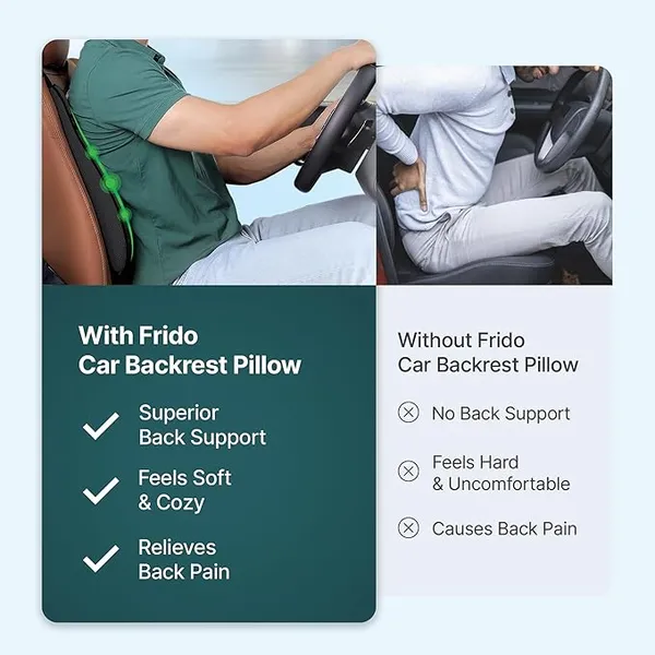 NEERA_Foam_Car_Backrest_Cushion_for_Lumbar_Support_&_Back_Pain_Relief_While_Driving_|_Orthopedic_Car_Seat_Cushion_for_Comfortable_Long_Rides_|_Complete_Spine_Alignment_|_Extra_Leg-Room_Design_|_Black