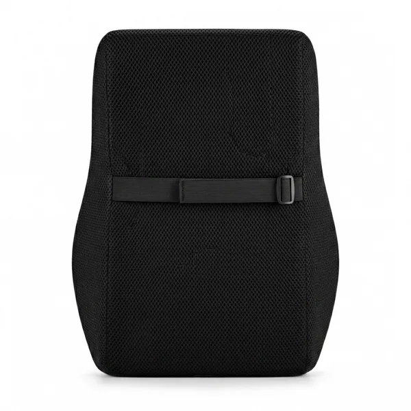 NEERA_Foam_Car_Backrest_Cushion_for_Lumbar_Support_&_Back_Pain_Relief_While_Driving_|_Orthopedic_Car_Seat_Cushion_for_Comfortable_Long_Rides_|_Complete_Spine_Alignment_|_Extra_Leg-Room_Design_|_Black