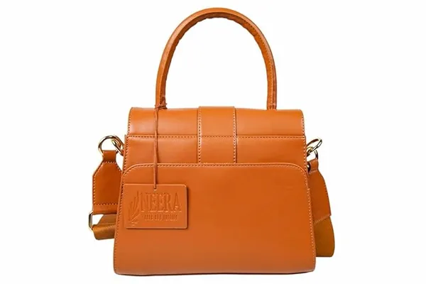 NEERA_Women's_Premium_Structured_Top_Handle_Handbag_|_PU_Leather_Satchel_Purse_with_Adjustable_Sling_Strap_|_Magnetic_Closure_|_Office,_Casual,_Party_&_Daily_Use