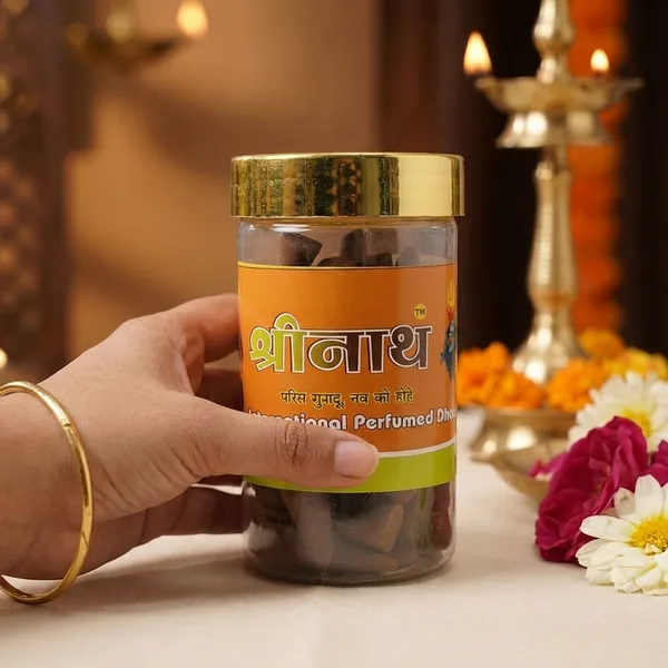 Perfumed_Dhoop_Aromatic_Incense_Cones_For_Pooja_And_Meditation_Pack_Of_3