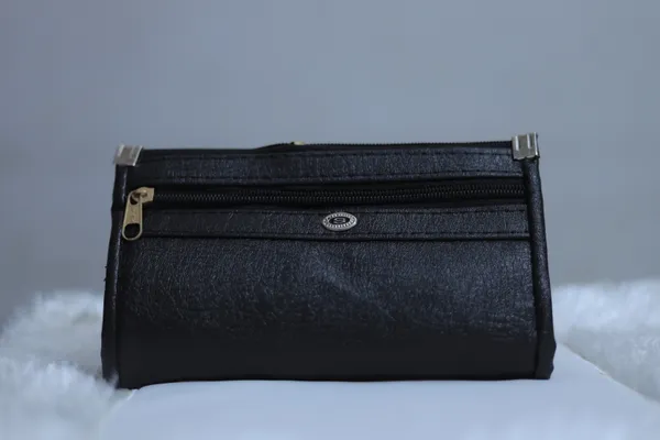 Elegant_Black_Textured_Clutch_Wallet_With_Zipper._Buy_1_Get_1_Free_Colour_May_Be_Varey