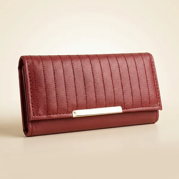 Premium_Quilted_Leather_Wallet_For_Women_-_Maroon._Buy_1_Get_1_Free_Colour_May_Be_Varey