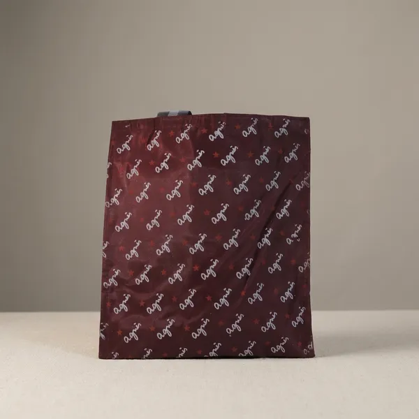 Maroon_Patterned_Non-Woven_Shopping_Bag.Buy_1_Get_1_Free_Colour_May_Be_Varey