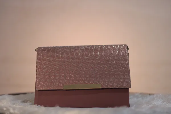 Elegant_Beaded_Clutch_Purse_And_Premium_Quilted_Leather_Wallet_With_Metallic_Finish