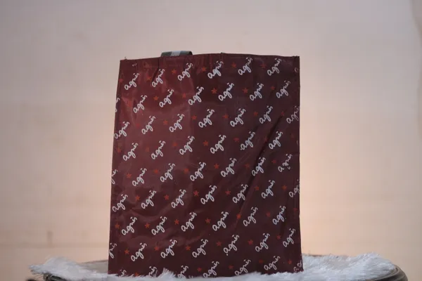 Maroon_Patterned_Non-Woven_Shopping_Bag.Buy_1_Get_1_Free_Colour_May_Be_Varey