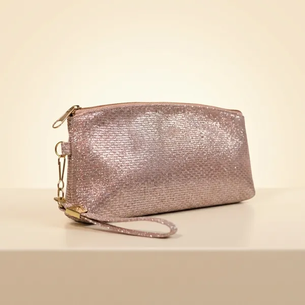 Elegant_Metallic_Mesh_Cosmetic_Pouch_With_Charm_Buy_1_Get_1_Free_Colour_May_Be_Varey