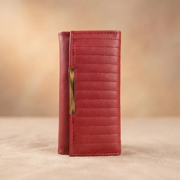 Elegant_Red_Quilted_Leather_Wallet_For_Women._Buy_1_Get_1_Free_Colour_May_Be_Varey