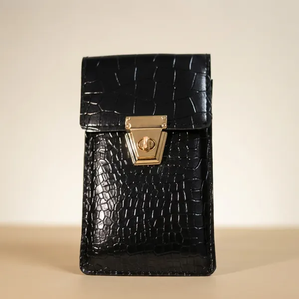 Elegant_Black_Croc-Textured_Mini_Crossbody_Bag_With_Gold_Hardware._Buy_1_Get_1_Free_Colour_May_Be_Varey