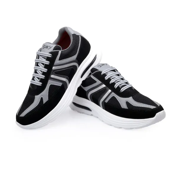 Black_white_Memory_Foam_Sports_Shoes_For_Men